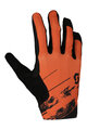 SCOTT Cyklistické rukavice dlouhoprsté - RIDANCE - oranžová/černá