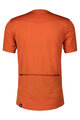 SCOTT Cyklistický dres s krátkým rukávem - GRAVEL 20 - oranžová