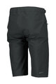 SCOTT Cyklistické kalhoty krátké bez laclu - TRAIL STORM WP - černá