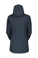 SCOTT voděodolná bunda - TECH COAT 3L W - modrá