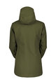 SCOTT voděodolná bunda - TECH COAT 3L W - zelená