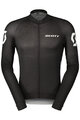 SCOTT Cyklistický dres s dlouhým rukávem letní - PRO - černá