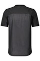 SCOTT Cyklistický dres s krátkým rukávem - TRAIL VERTIC ZIP SS - černá