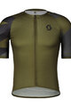 SCOTT Cyklistický dres s krátkým rukávem - PREMIUM CLIMBER - zelená