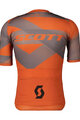 SCOTT Cyklistický dres s krátkým rukávem - PREMIUM CLIMBER - oranžová