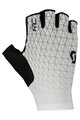 SCOTT Cyklistické rukavice krátkoprsté - RC PRO - bílá