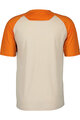 SCOTT Cyklistické triko s krátkým rukávem - DEFINED MERINO SS - ivory/béžová