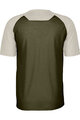 SCOTT Cyklistické triko s krátkým rukávem - DEFINED MERINO SS - ivory/zelená