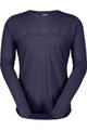 SCOTT Cyklistické triko s dlouhým rukávem - DEFINED MERINO LS - fialová