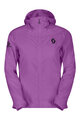 SCOTT Cyklistická větruodolná bunda - EXPLORAIR LIGHT WB W - fialová