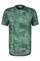 SCOTT Cyklistické triko s krátkým rukávem - DRI TIE DYE - zelená
