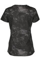 SCOTT Cyklistické triko s krátkým rukávem - DRI TIE DYE W - černá