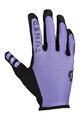 SCOTT Cyklistické rukavice dlouhoprsté - TRACTION LF - fialová/černá
