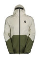 SCOTT voděodolná bunda - EXPLORAIR LIGHT DRYO 2.5L - bílá/zelená