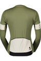 SCOTT Cyklistický dres s dlouhým rukávem letní - ENDURANCE PRO W - zelená/bílá