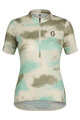 SCOTT Cyklistický dres s krátkým rukávem - ENDURANCE 10 W - bílá/zelená