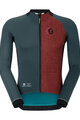 SCOTT Cyklistická větruodolná bunda - RC PRO WARM GTX WS-REMIX - zelená/červená
