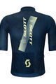 SCOTT Cyklistický dres s krátkým rukávem - RC PRO - modrá/žlutá