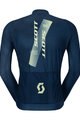 SCOTT Cyklistický dres s dlouhým rukávem letní - RC PRO - modrá/žlutá
