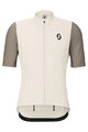 SCOTT Cyklistický dres s krátkým rukávem - ENDURANCE - bílá/šedá