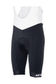 SCOTT Cyklistické kalhoty krátké s laclem - BIB ENDURANCE ++ - černá/bílá