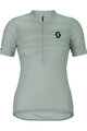SCOTT Cyklistický dres s krátkým rukávem - ENDURANCE LT W - šedá