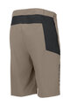 SCOTT Cyklistické kalhoty krátké bez laclu - VERTIC LT W/PAD - béžová/černá