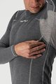 CASTELLI Cyklistické triko s dlouhým rukávem - FLANDERS WARM - šedá