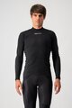 CASTELLI Cyklistické triko s dlouhým rukávem - FLANDERS WARM - černá