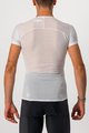 CASTELLI Cyklistické triko s krátkým rukávem - PRO ISSUE - bílá