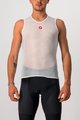 CASTELLI Cyklistické triko bez rukávů - PRO ISSUE - bílá