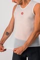 CASTELLI Cyklistické triko bez rukávů - PRO ISSUE - bílá
