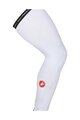 CASTELLI Cyklistické návleky na nohy - UPF 50+ - bílá