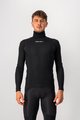 CASTELLI Cyklistické triko s dlouhým rukávem - FLANDERS WARM NECK - černá