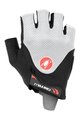 CASTELLI Cyklistické rukavice krátkoprsté - ARENBERG GEL 2 - černá/bílá