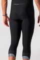 CASTELLI Cyklistické kalhoty 3/4 s laclem - TUTTO NANO - černá