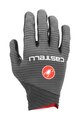 CASTELLI Cyklistické rukavice dlouhoprsté - CW 6.1 CROSS - černá