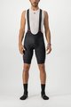 CASTELLI Cyklistické kalhoty krátké s laclem - COMPETIZIONE - černá