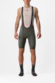 CASTELLI Cyklistické kalhoty krátké s laclem - COMPETIZIONE - zelená