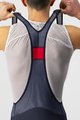 CASTELLI Cyklistické kalhoty krátké s laclem - ENTRATA - modrá