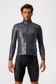 CASTELLI Cyklistická větruodolná bunda - ARIA SHELL - šedá