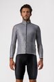 CASTELLI Cyklistická větruodolná bunda - ARIA SHELL - šedá