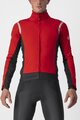 CASTELLI Cyklistická zateplená bunda - ALPHA ROS 2 - červená