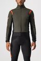 CASTELLI Cyklistická zateplená bunda - ALPHA ROS 2 - zelená