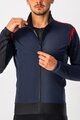 CASTELLI Cyklistická zateplená bunda - ALPHA ROS 2 LIGHT - modrá