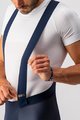 CASTELLI Cyklistické kalhoty dlouhé s laclem - SORPASSO ROS - modrá
