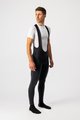 CASTELLI Cyklistické kalhoty dlouhé s laclem - ENTRATA WIND - černá