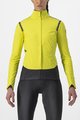 CASTELLI Cyklistická zateplená bunda - ALPHA ROS 2 W - žlutá