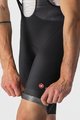 CASTELLI Cyklistické kalhoty krátké s laclem - ENDURANCE 3 - černá