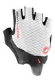 CASTELLI Cyklistické rukavice krátkoprsté - ROSSO CORSA PRO - bílá
